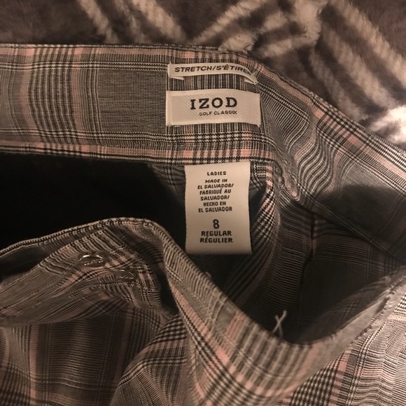 IZOD golf classix plaid pants - Picture 4 of 6